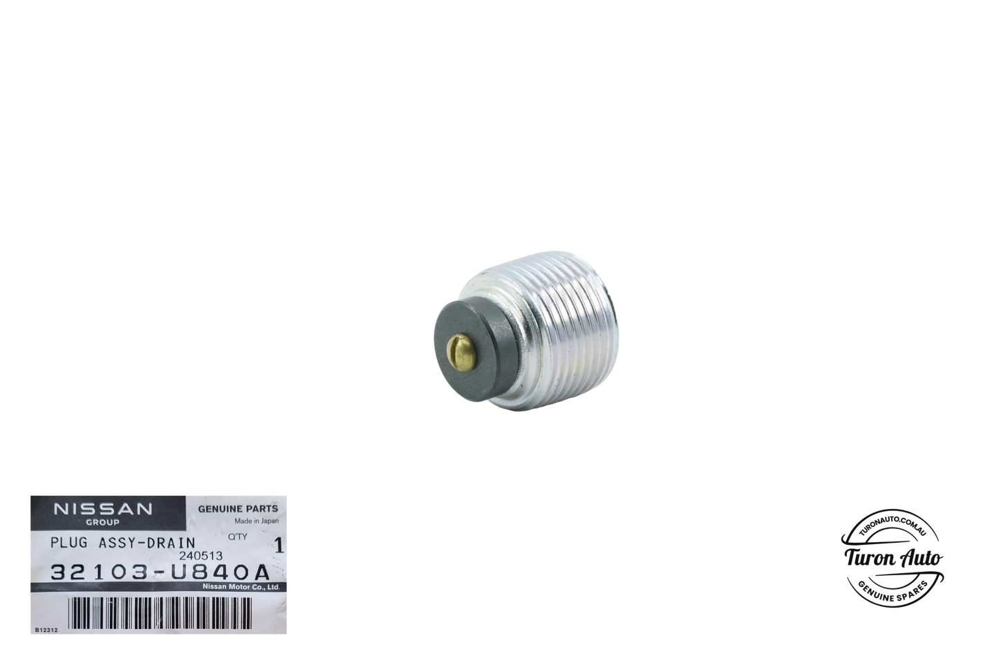 Nissan Magnetic Diff and Gearbox Drain Plug - 32103-U840A