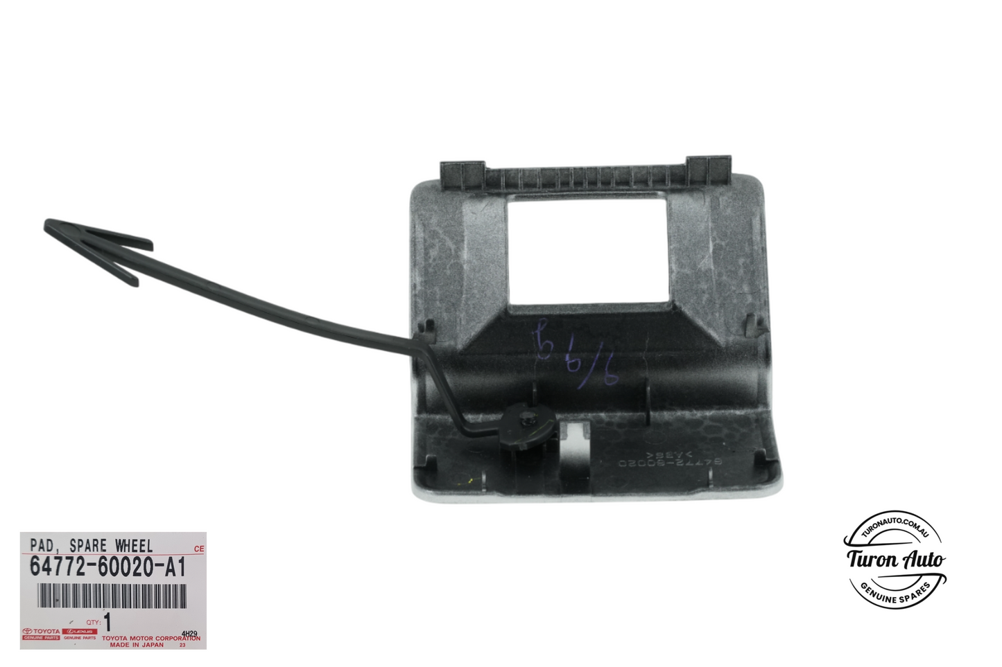 Tailgate Spare Wheel Camera Cover for Toyota Prado - Pearl White - 64772-60020-A1