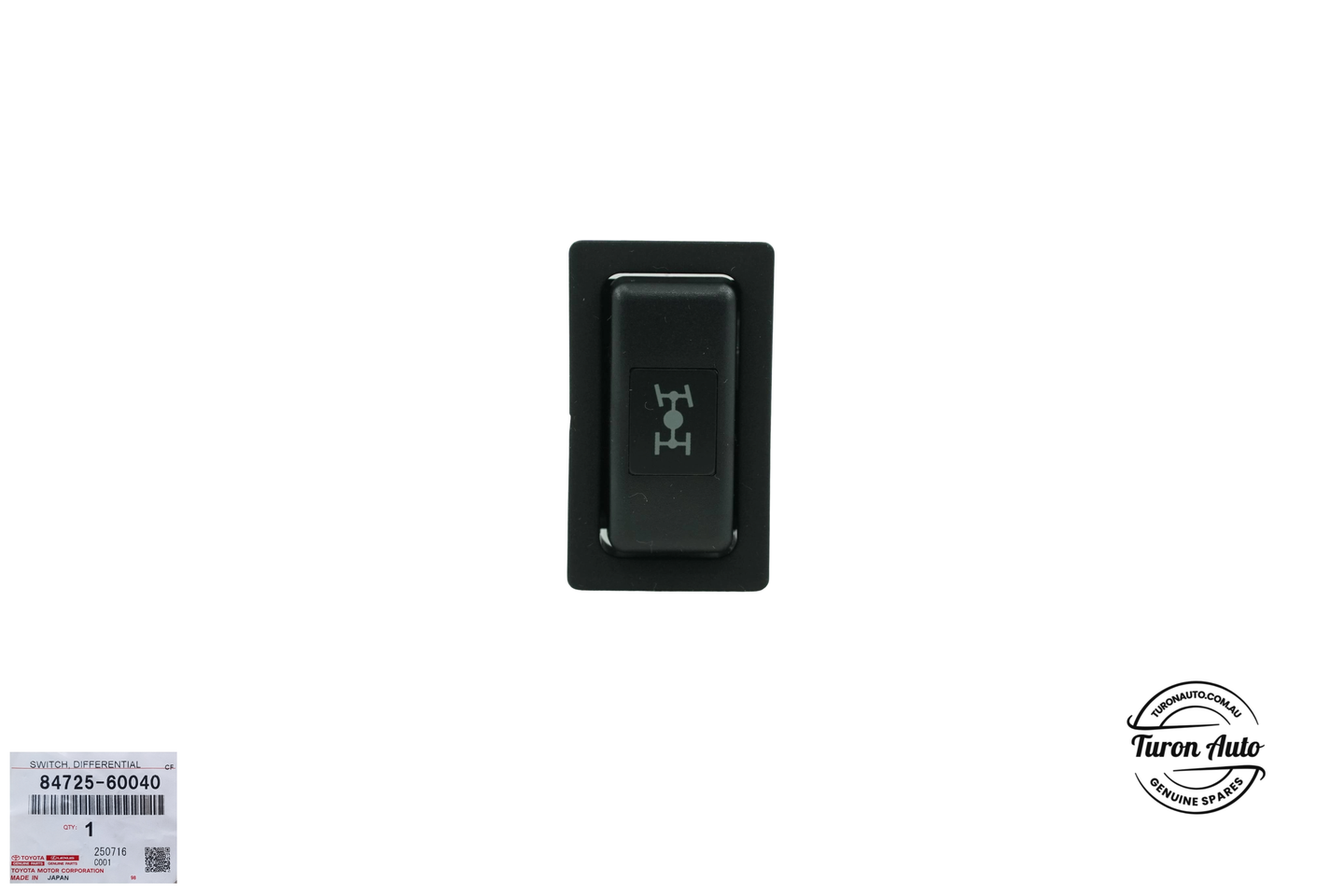 Toyota LandCruiser Centre Diff Lock Switch - 84725-60040